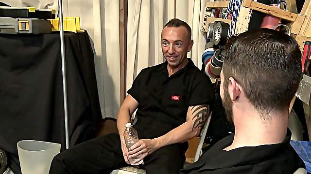 sexy gay Matt Hart gets fucked by a stiff penis while he moans