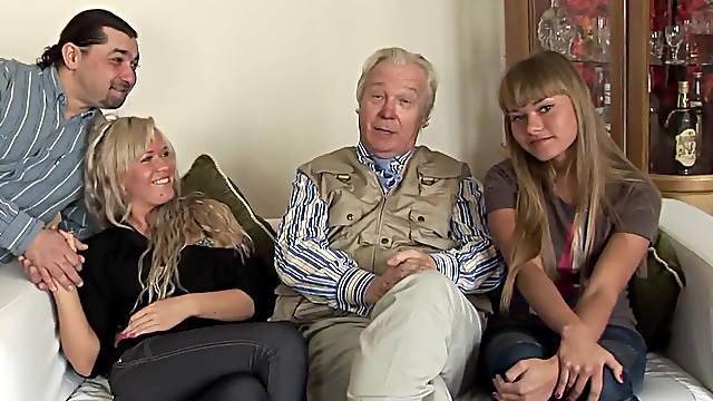 Nesti Shy and Sveta have always enjoyed the touch of an older man