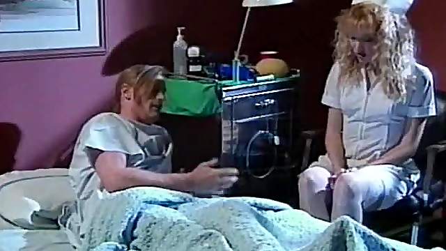 Smoking hot nurse Alicyn gets fucked by her patient