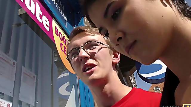 Rich guy picked up teen Madelina Dee not afraid of her BF