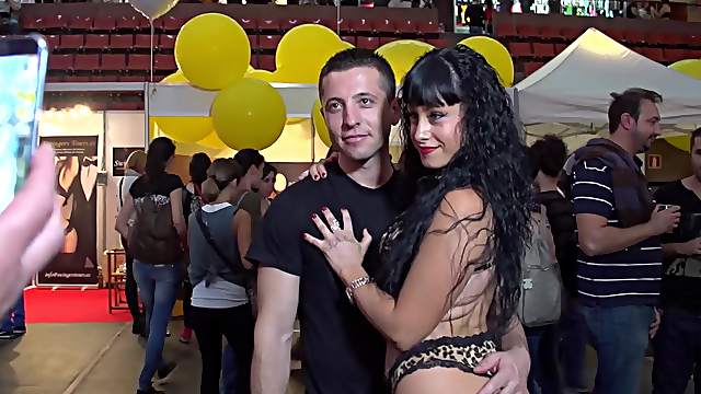 Spaniard Squirts In Public