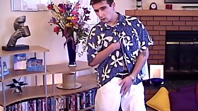 College age boy, who agrees to let Bob make a homemade video of him jerking off.
