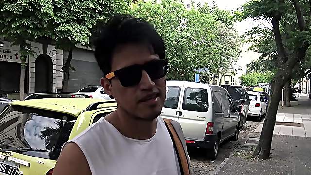 Cute Latino Stud Is Convinced To Suck Uncut Cock