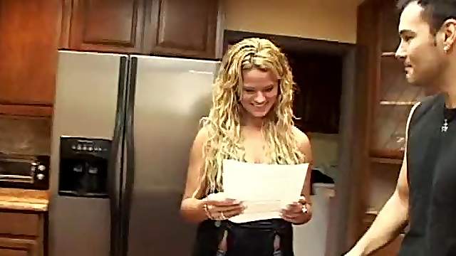 Hot blonde milf Tara Amorel sucks a cock before taking it in her snatch