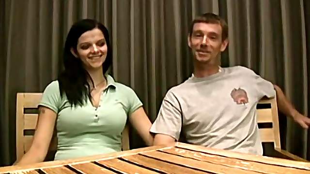 Big tit amateur sucks and fucks boyfriends big cock
