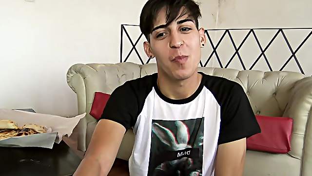 Cameraman Gets His Uncut Cock Sucked By A Shy Latino Boy
