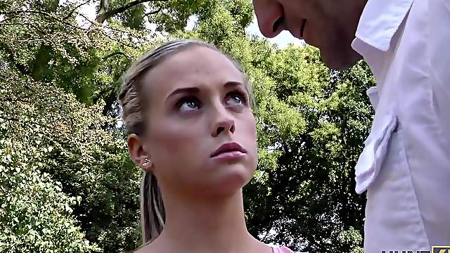 Cuckold admires how girlfriend copulates with another man
