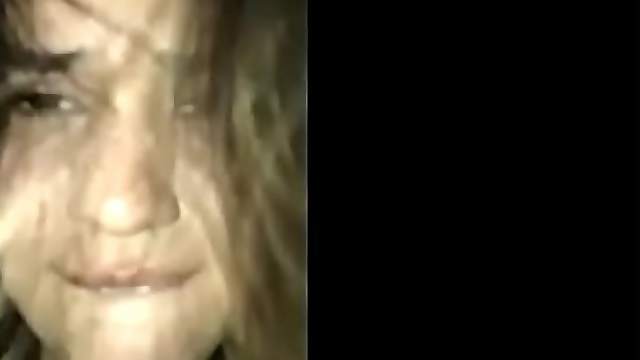 Horny long haired teen babe sucks dick and rides it