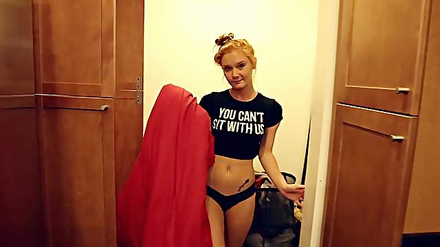 Ginger teen babe Alex Tanner sucks a hard dick POV