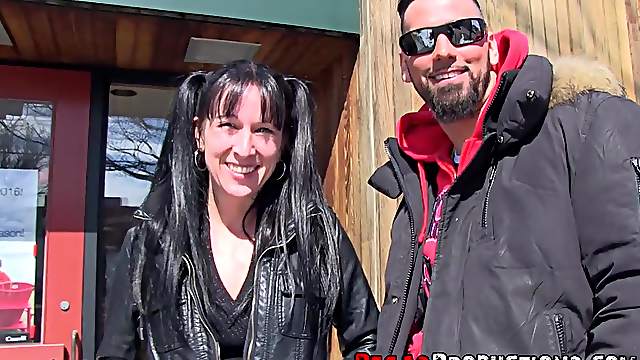Kinky and wild chick Mercedez Pop likes rough sex with her handsome boyfriend