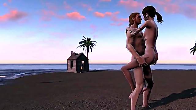 Sex in paradise. the ultimate daydream, the ultimate happiness.