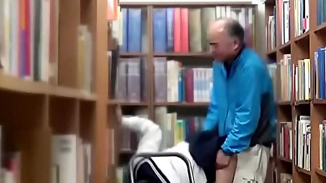 in the public library, everything is possible includes hard sex from behind