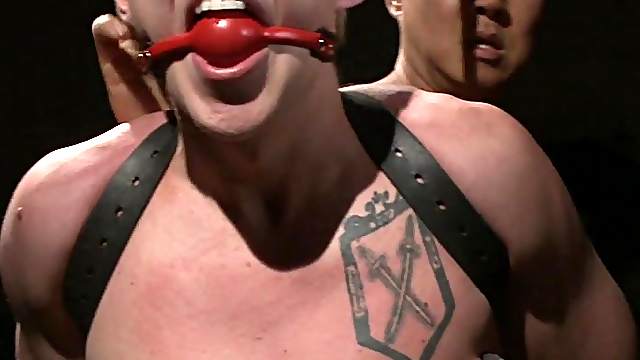 Nothing can turns on gay guy Zane Anders like spanking and a torture