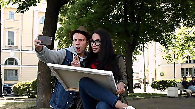 Sizzling Lovemaking Session with Hipster Teen Artist Regina Sparks