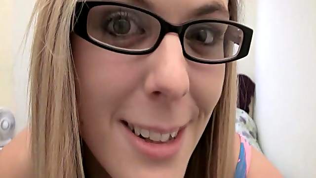 This nerd girl likes to fuck herself or be fucked roughly and you can’t do it