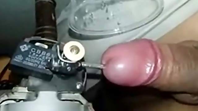 Adding water drops for lubrication, and a rubber band on my balls.