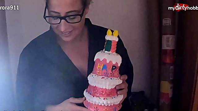 MILF surprises her young birthday boy with anal