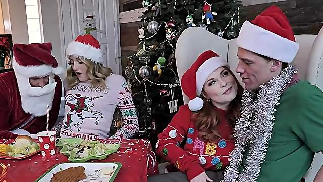 This Christmas, redhead MILF, Summer Hart, has a lot on her mind
