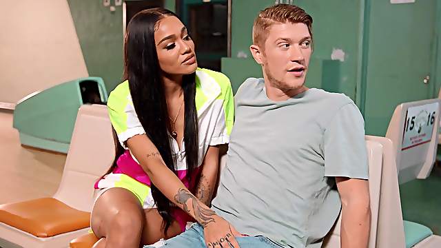 Julie Kay is ready for hard sex with her boyfriend in many poses