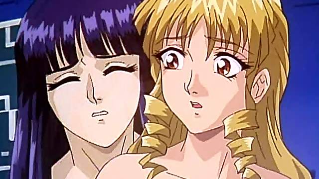 Horny Manga Babes Go Lesbian On Each Other in a Space Colony