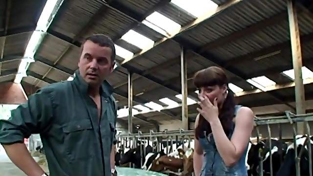 Danish girls farm trip
