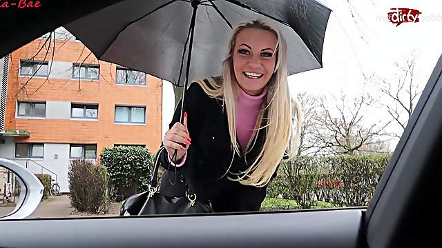Lucky guy picked up the horniest German MILF