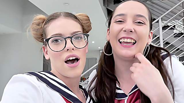 Sexy babe drop her uniform to be fucked by a large black dick