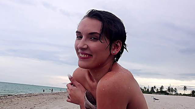 Nude babe Natalie Porkman picked up and fucked by a stranger
