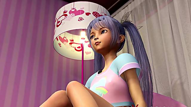 18 year old japanese college girl gets fucked by black cock in the candy room