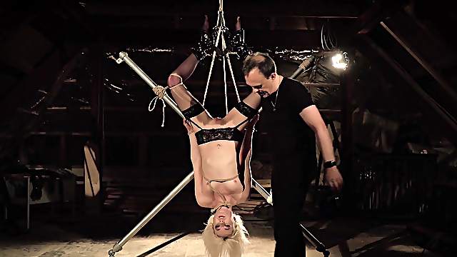 Intense BDSM sex for teen that wants master to spank