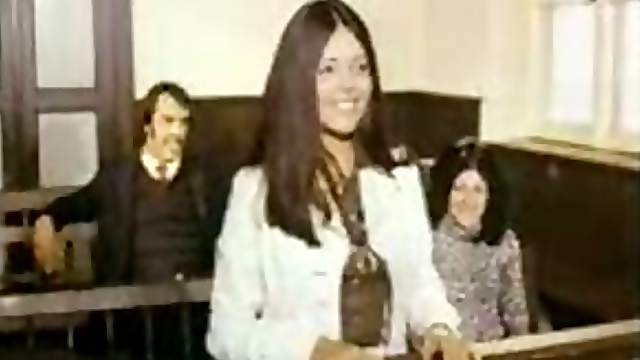 Hot Babes Get Fucked in Court in a Hardcore Retro Porn Orgy