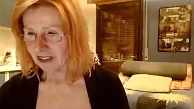 Sexy redhead granny