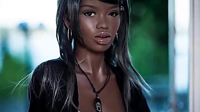 Excellent ebony sex doll