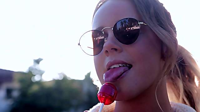 Natural boobs Alexis Adams enjoys riding a rock hard manhood