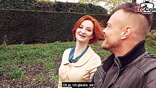 Big tits redhead tattoo milf hooker fuck at german escort date