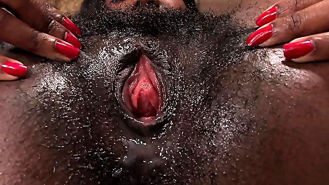 Interracial fucking between a white man and hairy puss ebony Nina Devon