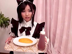 Naughty Japanese chick Shiozaki Ai moans while riding a fat dick