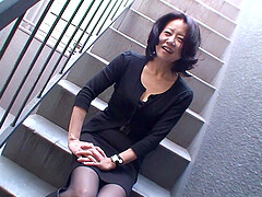 Japanese married muff with hairy cunt playing alone - Junko Sakashita