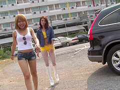 FFM threesome with beautiful Candy and Potay having fun - HD