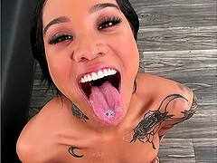 Honey Gold is addicted to his big dick