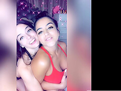 Sexy pornstars Abbie Maley and Lena The Plug love playing with fingers