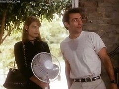 Naturally Busty Debra Beatty Shows Her Jugs and Bush In White Lingerie