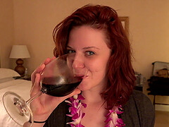 Emma Evins enjoys while giving her boyfriend nice blowjob
