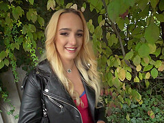 Blonde Anna Khara moans while getting fucked in HD POV video