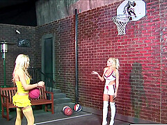 Cindy Behr goes down on Michelle Thorne, seducing her into letting her fuck her husband Steve Hooper!