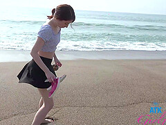 Ava Davis enjoys while sucking her boyfriend's dick in POV