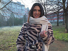Brunette Lena Coxx enjyos while being fucked in HD POV video