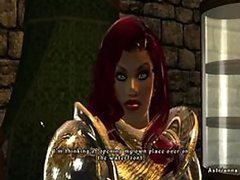 Animated Busty Babe Astrianna Gets Fucked and Creampied - 3D Porn Clip