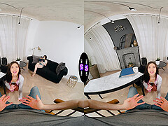 Two beautiful teens in a hot ffm threesome