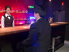 Asian spice Rino Asuka in steamy Japanese reality romp with a lustful duo